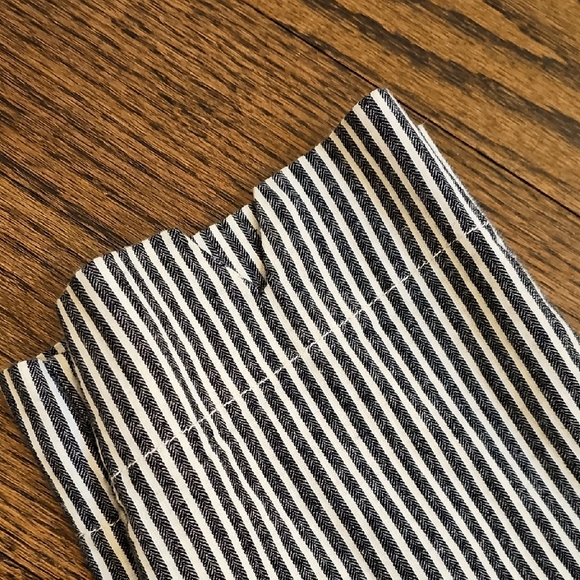 Brandy Melville JOHN GALT Black and White Striped Trousers - Picture 7 of 9